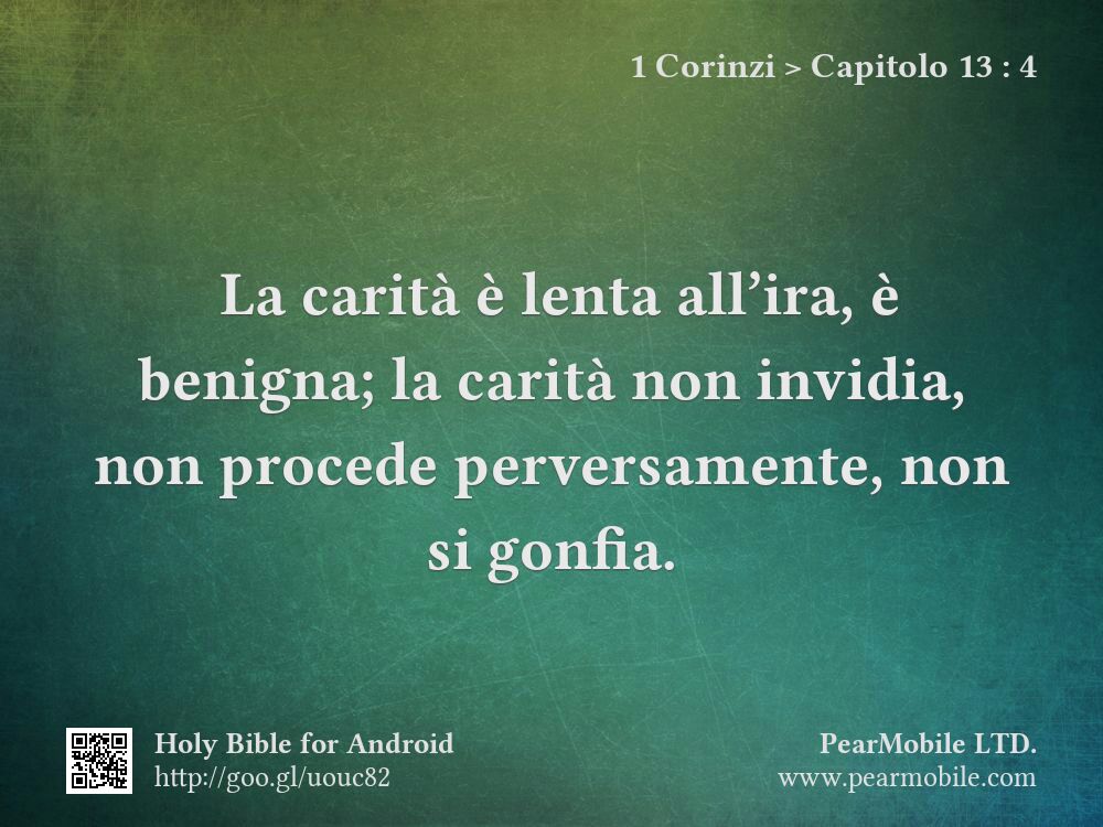1 Corinzi, Capitolo 13:4